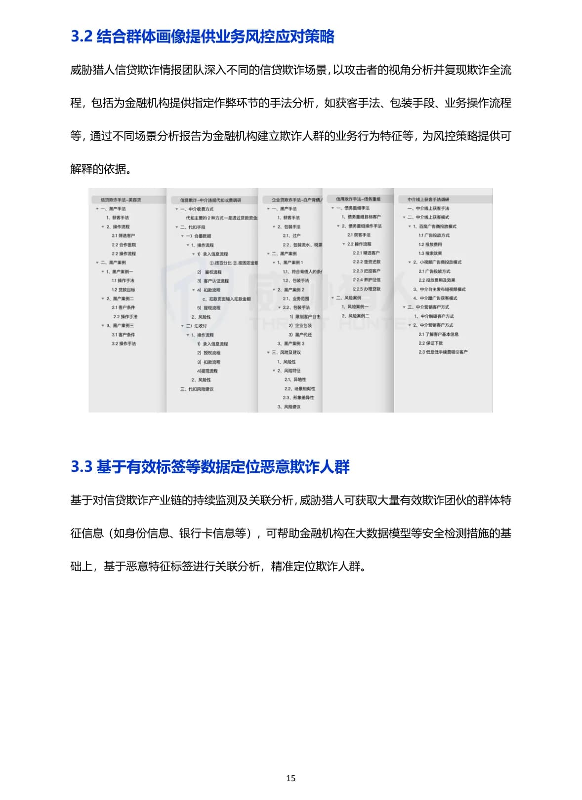 汽车贷款欺诈产业链解构原 PDF 第 15 页：车贷欺诈群体标签与防控