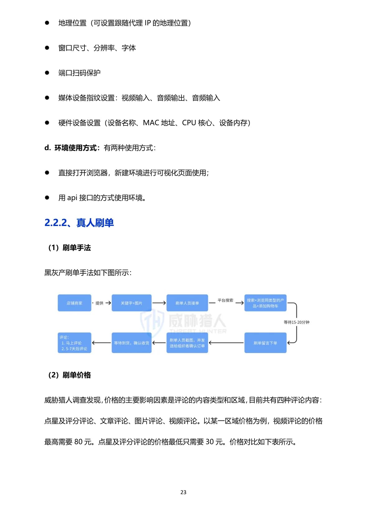 2024上半年度海外电商平台风险研究报告原 PDF 第 23 页：海外电商真人刷单手法