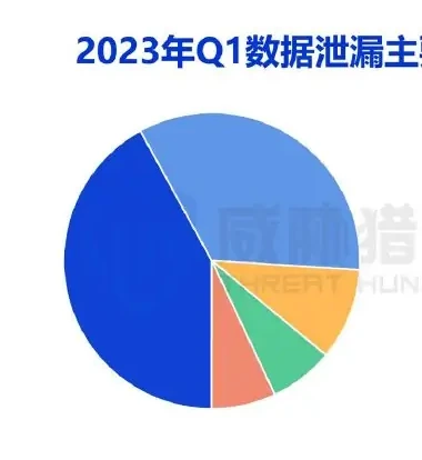 一、2023 年 Q1 数据泄漏风险概况图表（原报告第 8 页）