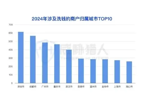 2024 年参与洗钱的商户资源变化分析图表 2（原报告第 29 页）