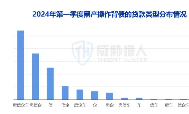 不同组合的贷款类型中,“房信企车”、“房信企”两种组合贷款最多,占比高达 60%图表 2（原报告第 22 页）