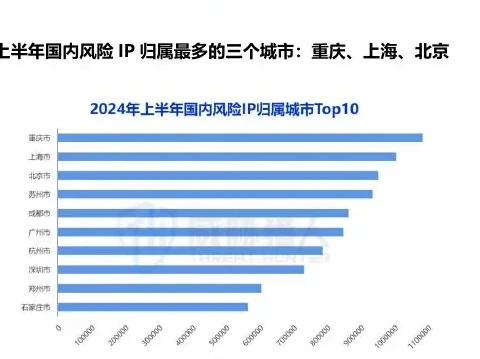 2024 年上半年风险 IP 资源变化趋势图表 2（原报告第 19 页）