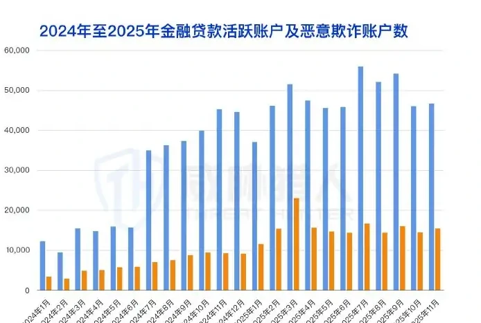 2025 年恶意贷款欺诈业务类型热度 TOP3:企业贷、信用贷、房贷图表 1（原报告第 8 页）