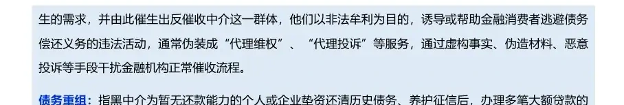 2025 年恶意贷款主要欺诈类型 TOP3:职业背债、债务优化、征信修复图表 1（原报告第 10 页）