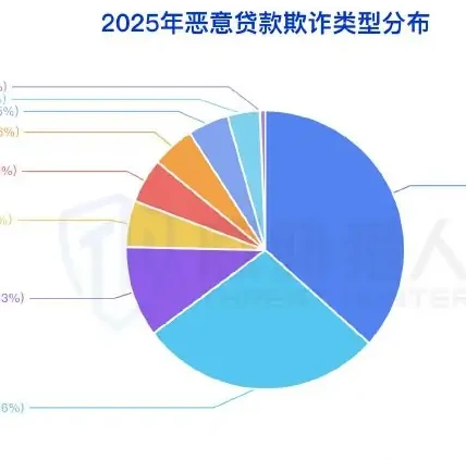 2025 年恶意贷款主要欺诈类型 TOP3:职业背债、债务优化、征信修复图表 2（原报告第 10 页）