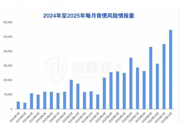 三、职业背债风险态势分析图表 2（原报告第 18 页）