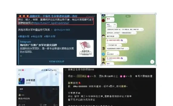 水军产业从舆情干扰到商业竞争打击图表（原报告第 54 页）
