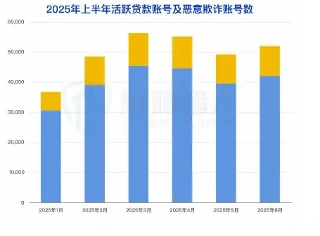 (2) 2025 年上半年恶意贷款主要欺诈类型 TOP3:职业背债、债务优化、征信修复图表 1（原报告第 59 页）